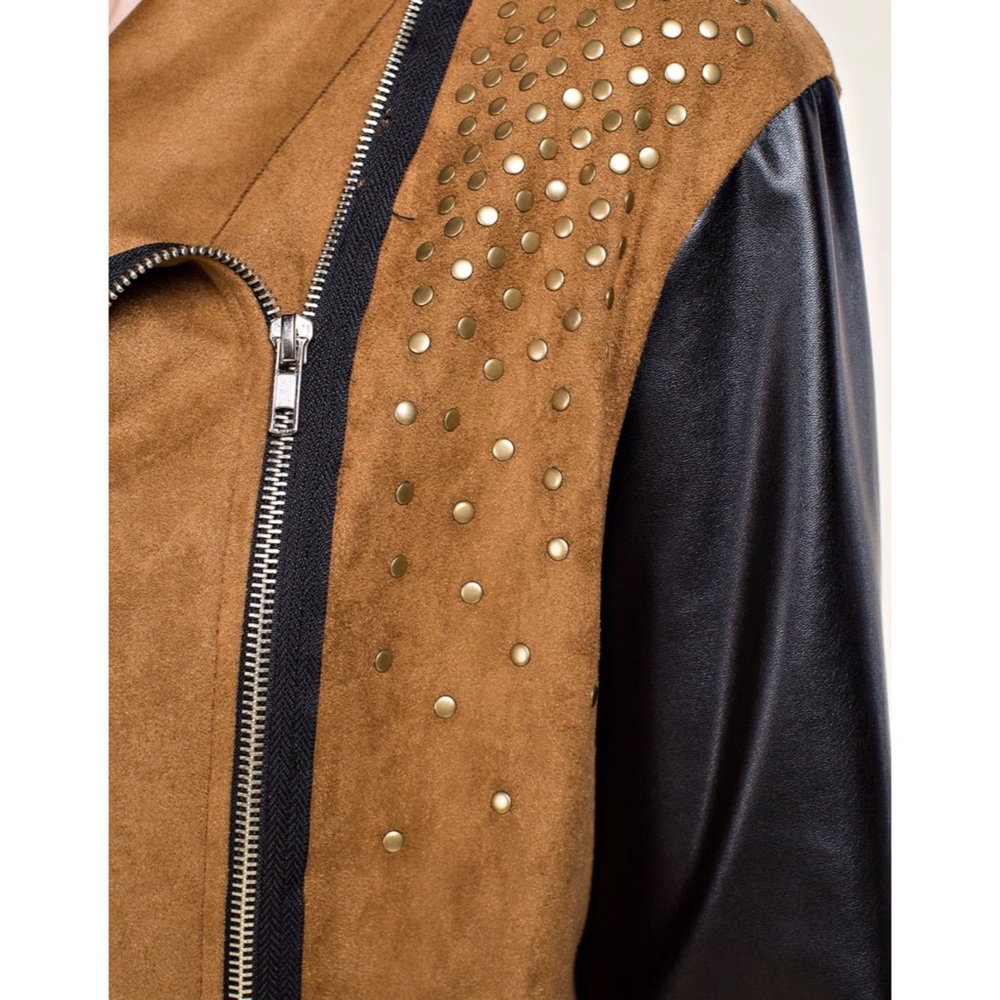 NWT - Draped Suede Jacket - Picture 5 of 7